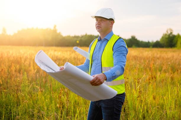 Azwa Group land surveyor on site